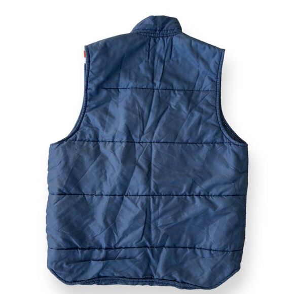Bombardier Mode Inc. Vintage 70s Vest Navy/White/Orange Men's Medium (M) - Picture 2 of 6